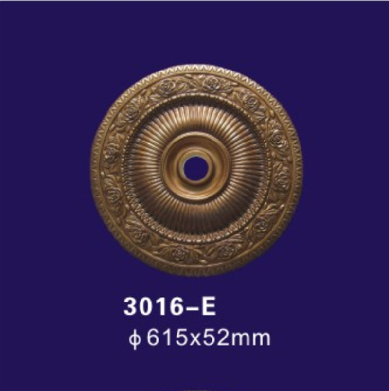 Round Shape Waterproof / Fireproof Light Fixture Ceiling Plate with Bronze Color