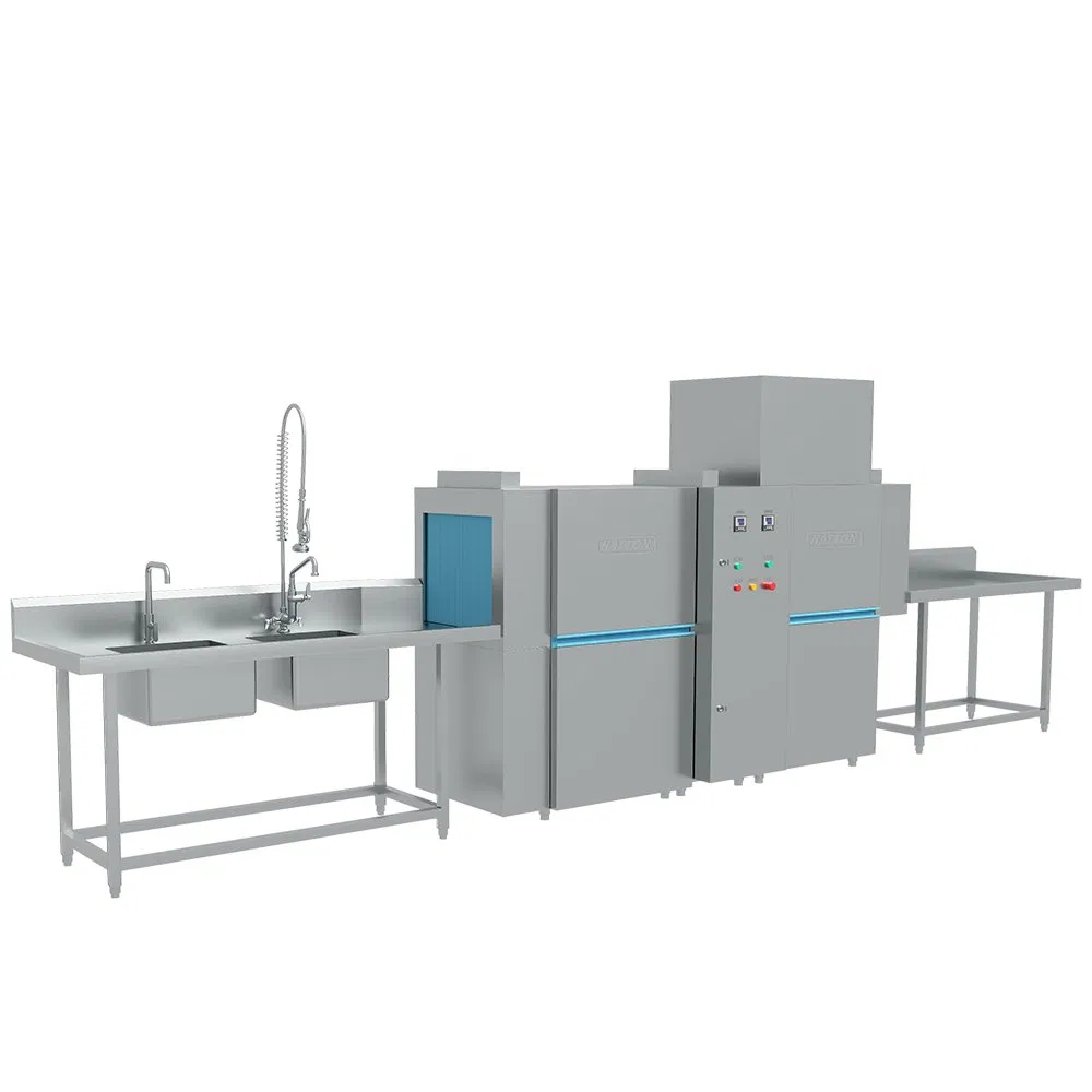 Effortless Workflow Streamlining Kitchen Operations Conveyor Dishwasher in Business