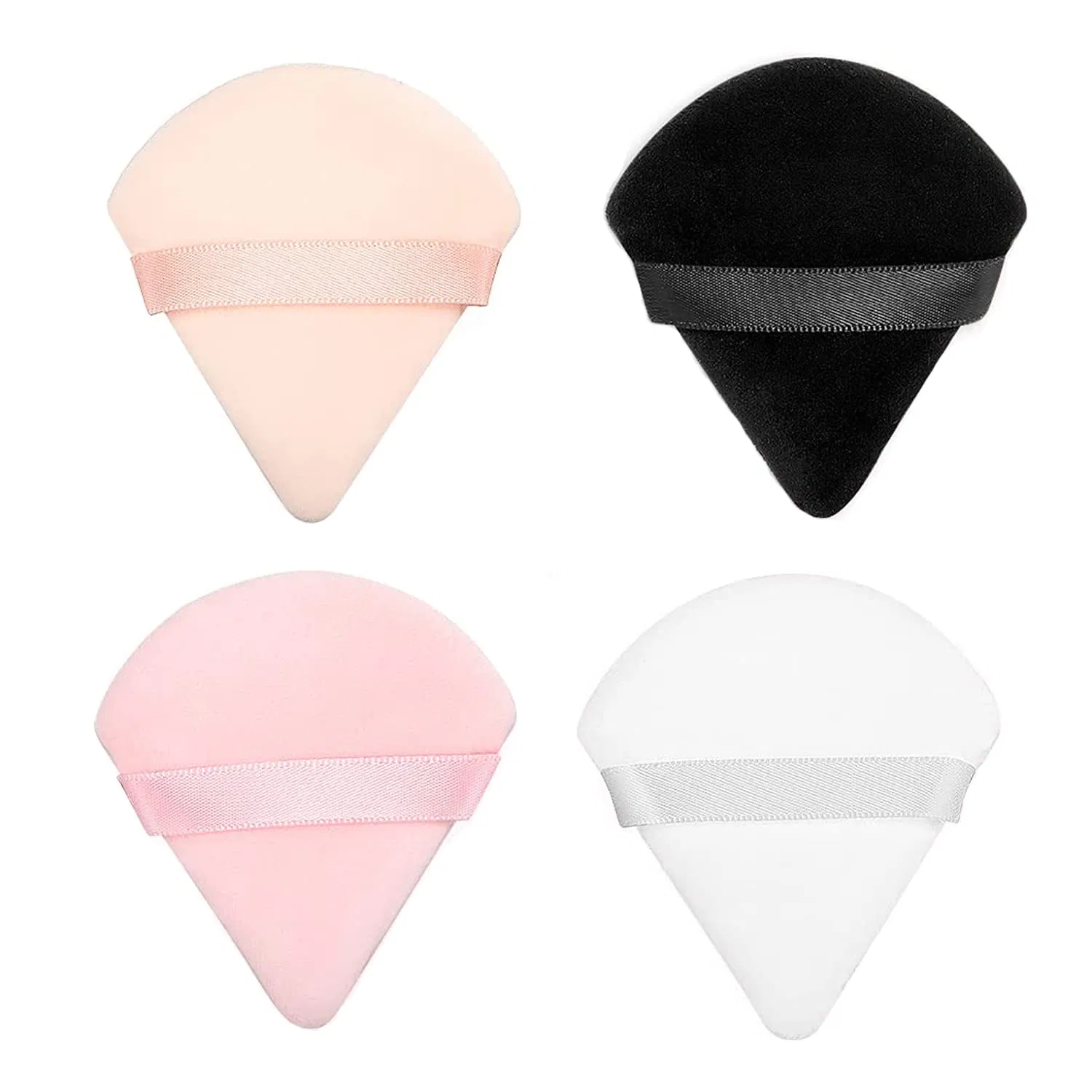 12PCS Powder Puff Triangle Shape Face Makeup Puff for Loose