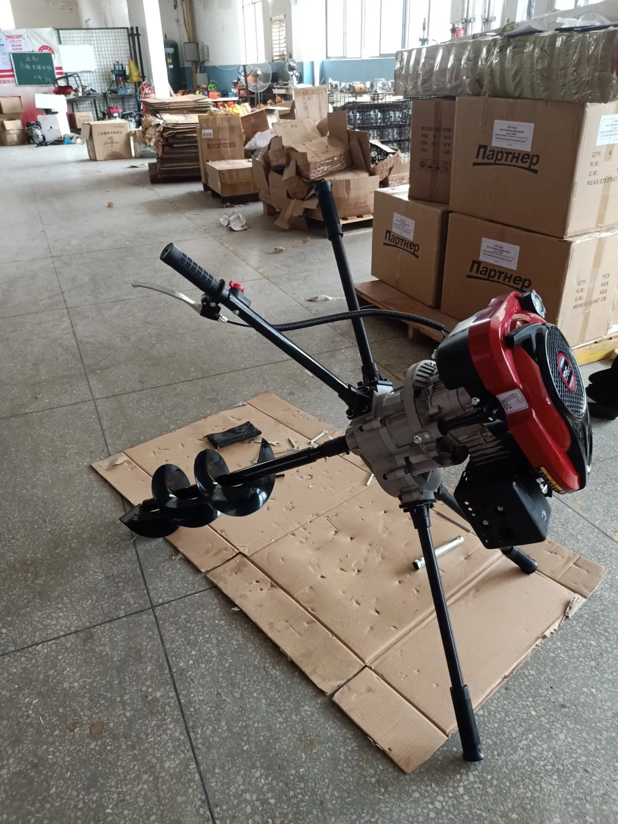 Um-4 Stroke 196cc Earth Auger Gasoline Ground Hole Drilling Machine