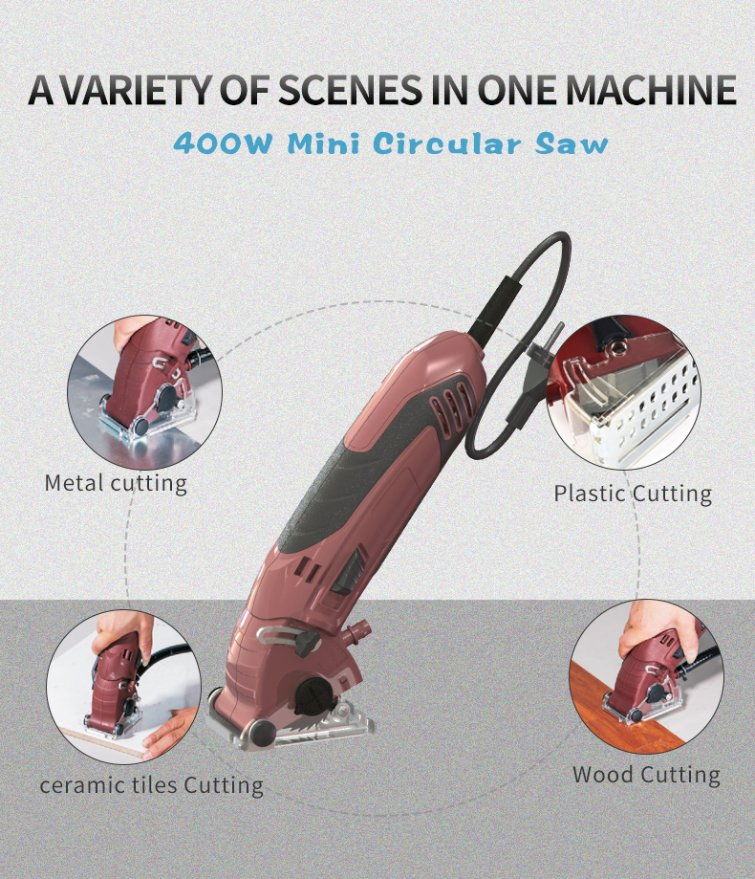 400W Multi Functional Saw Electric Saw Compact Circular Saw