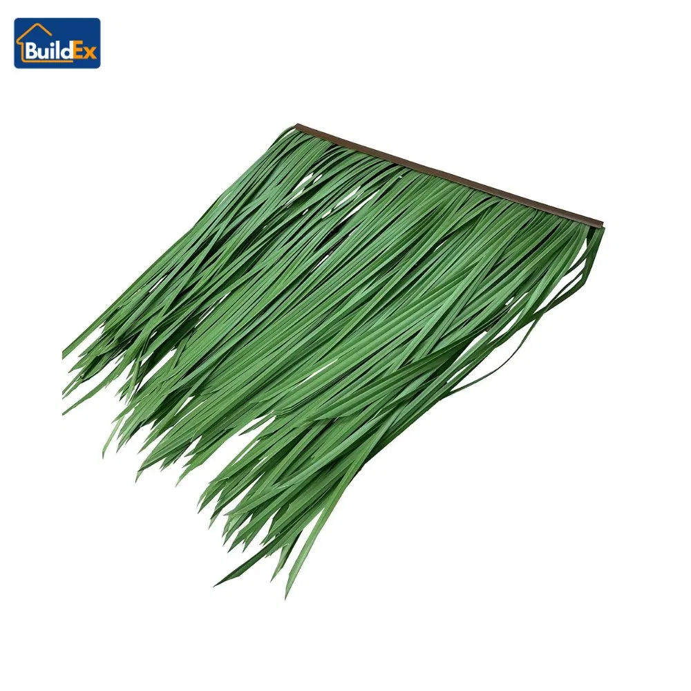 Gray Color Synthetic Palapa Thatch Fire-Resistant Artificial Tiki Bar Thatch