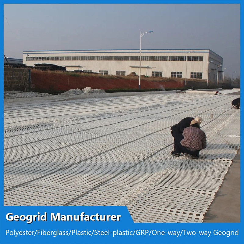 Customzied 30-30kn/40-40kn/50-50kn/60-60kn Polyester Pet Biaxial/Uniaxial Geogrid Manufacturer