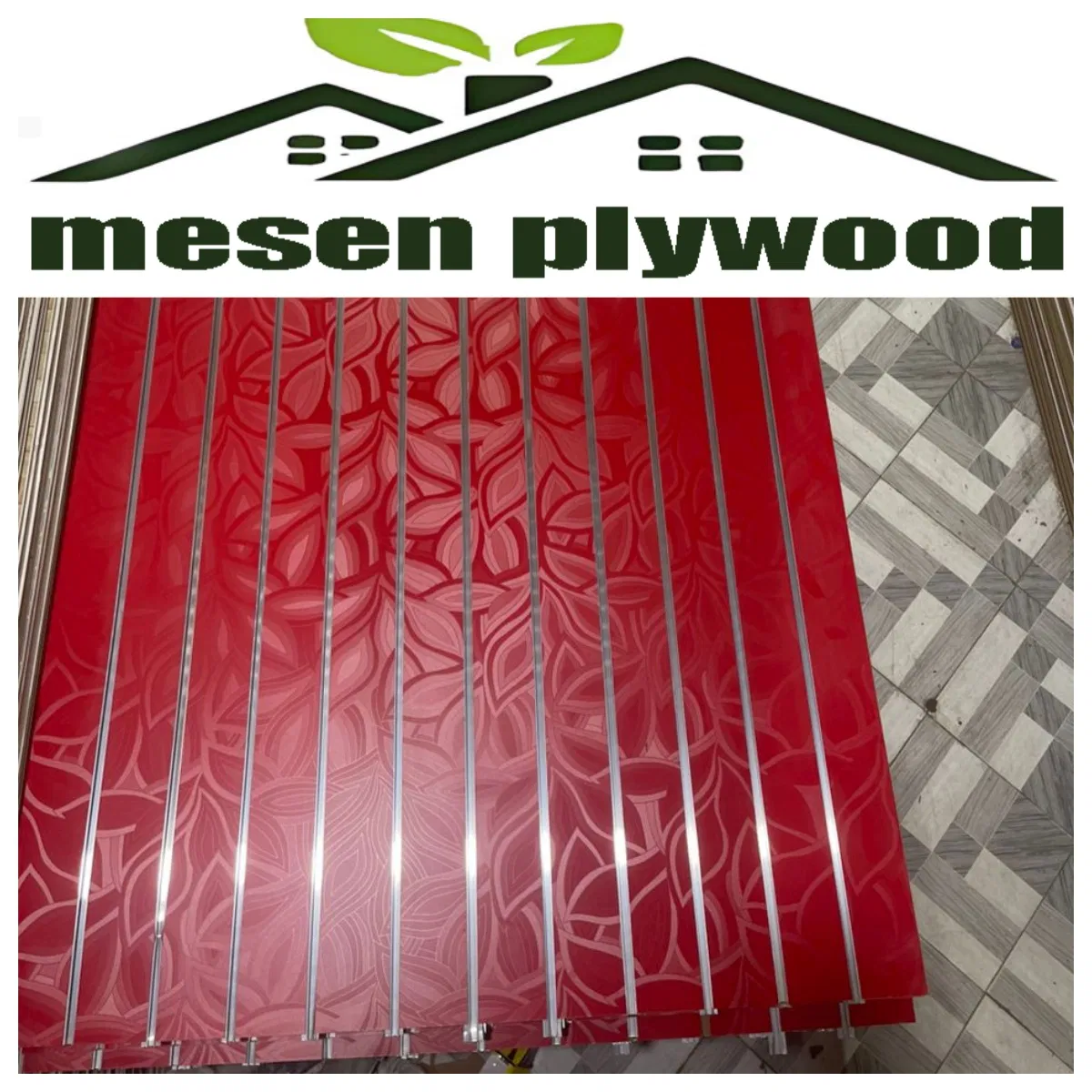 High Quality Hot Sale One Side Laminated Slotted MDF Board for Hanging