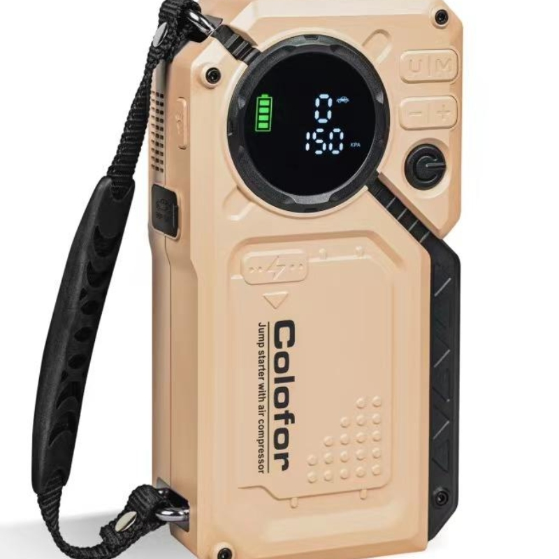 Portable Cordless Tire Inflator for Car and Travel, Battery Powered