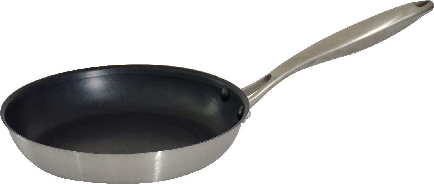 European Stainless Steel Non-Stick Frying Pan with Precision Handle