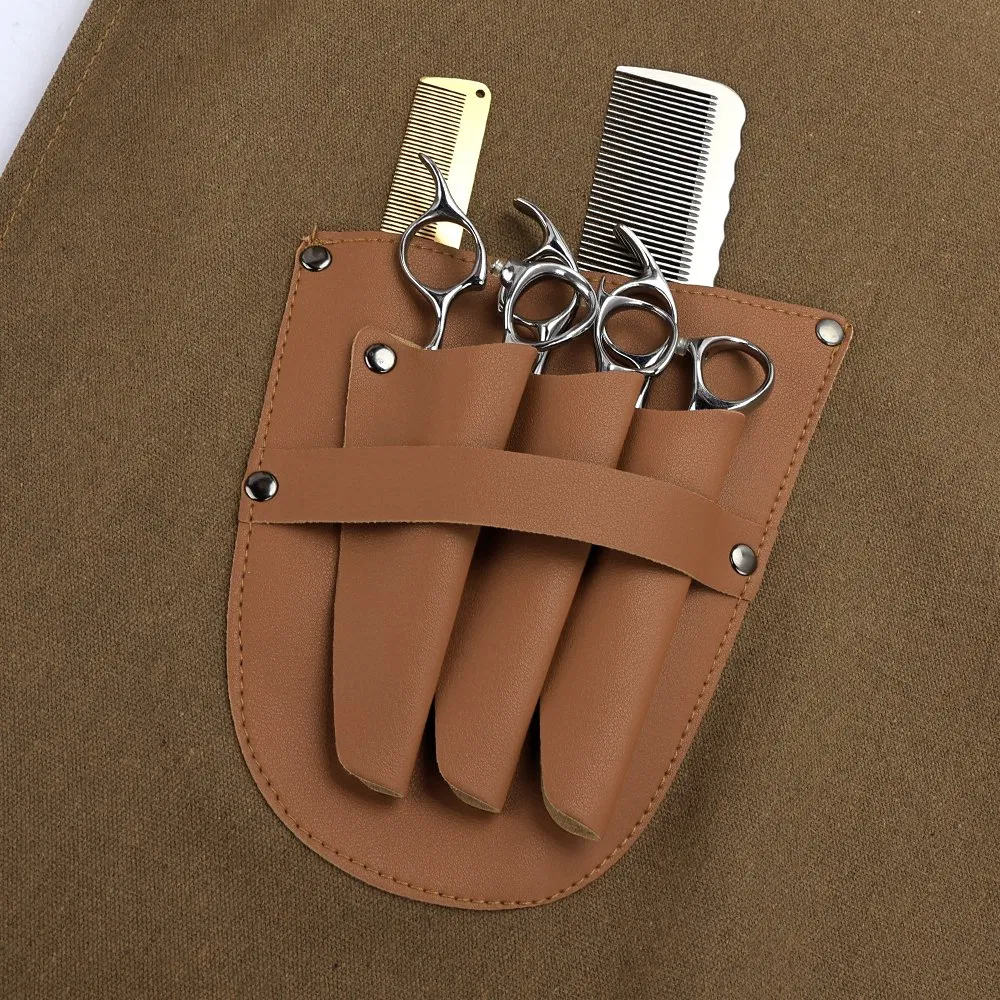 Apron with Pockets for Hair Stylist Women Hairdresser Adjustable Apron Barber