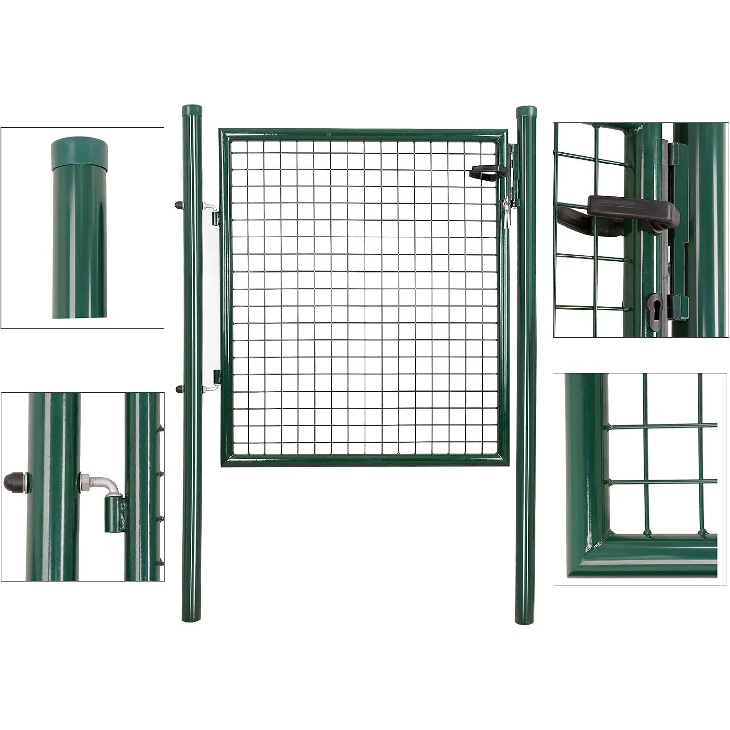 High Quality Single Swing Garden Gate Front Entrance Steel Gate