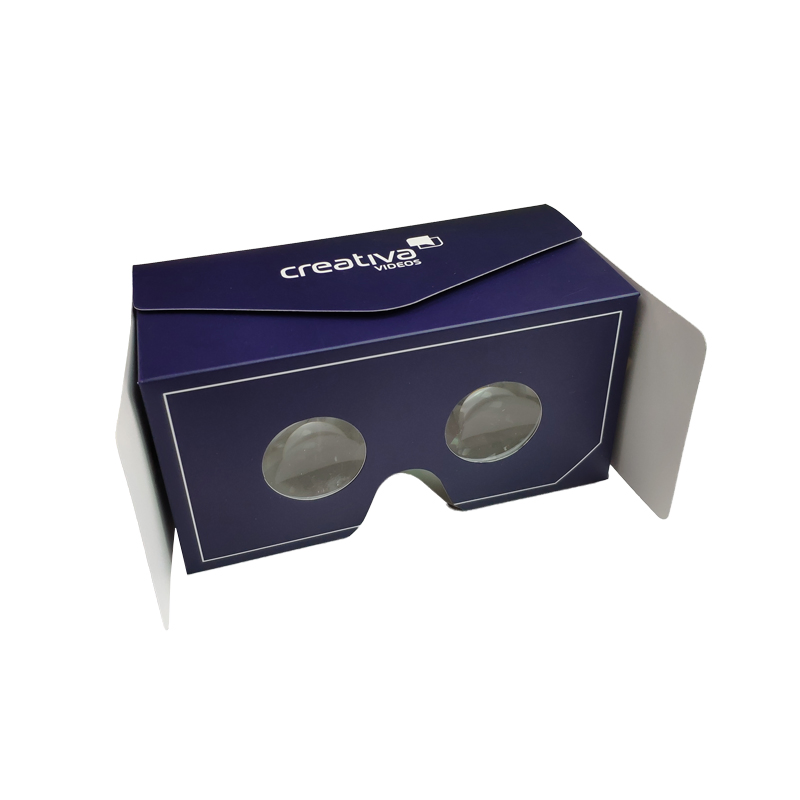 Custom Logo 360 Degree Vr Google Cardboard 3D Videos Experience Cardboard Vr Headsets 3D Virtual Reality Video Glasses