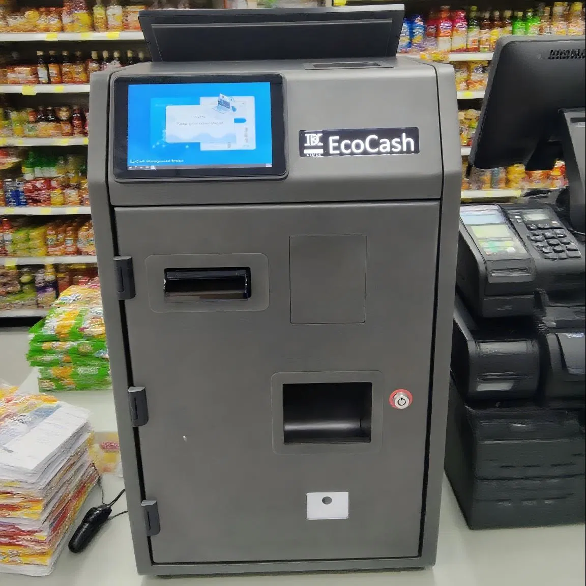 Automatic Self Service Banknotes Coins Cash Acceptor Change Machine Money Dispenser Smart Cash ATM Machine Payment Kiosk