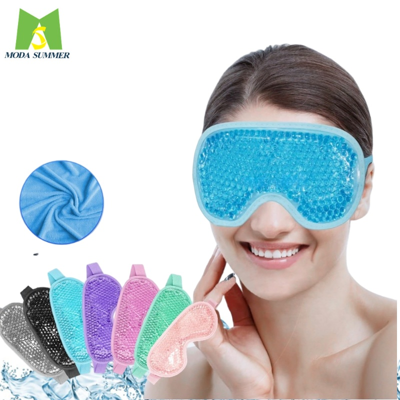 China Wholesale Unisex Gel Head Wrap Tension Stress Relief Soothing Headache Ice Eye Mask for Indoor Outdoor