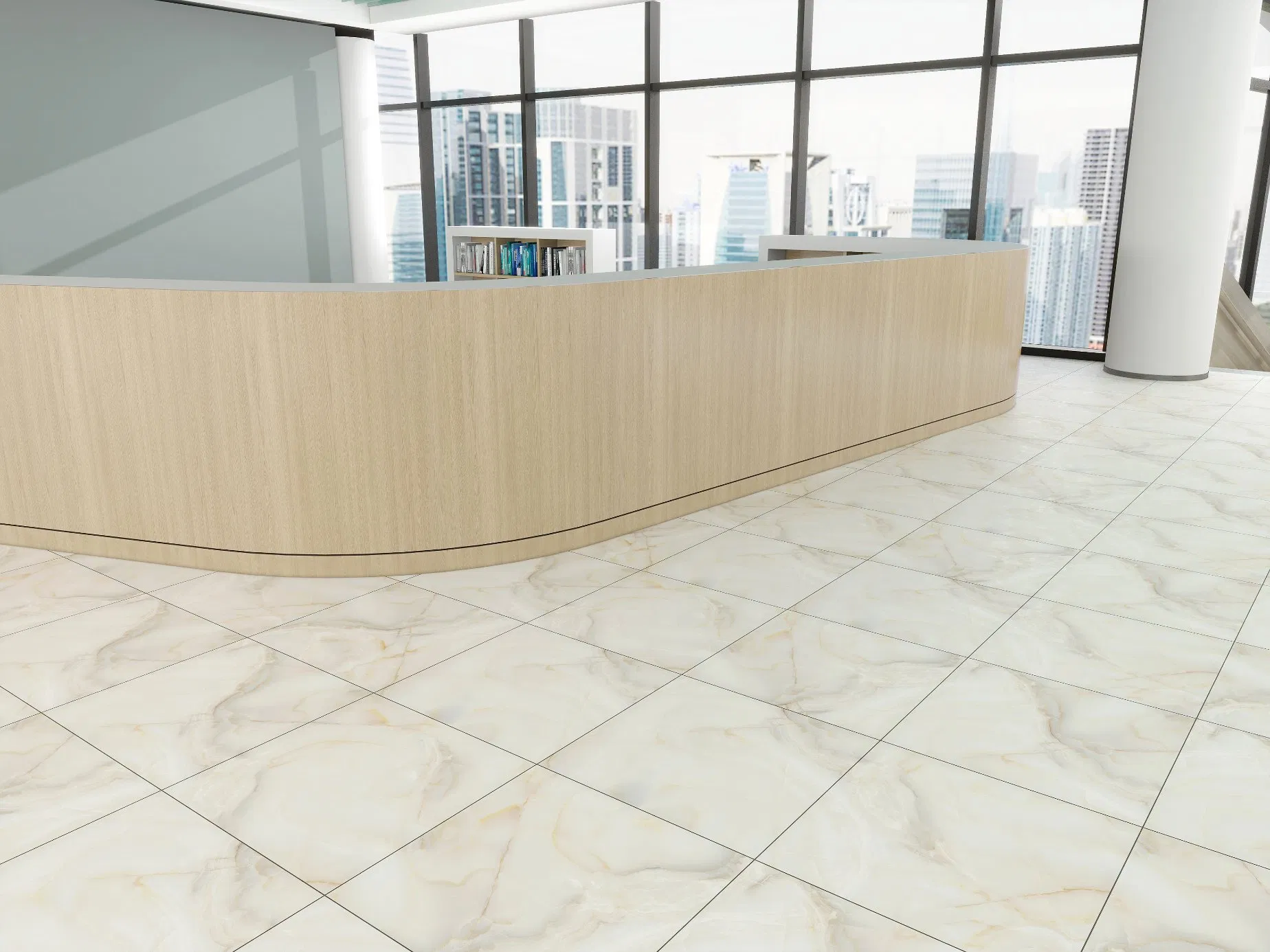 Newest Indoor Marble Porcelain Floor Tiles 1200*1200mm Glossy Ceramic Polished Glazed Tiles
