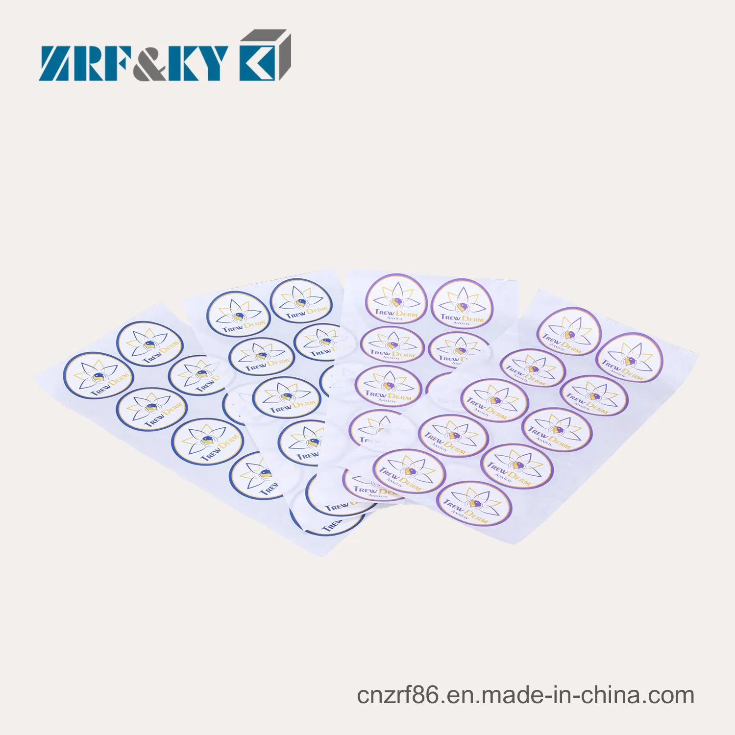 Custom Professional Offset Printed Waterproof Adhesive Paper Label Sticker