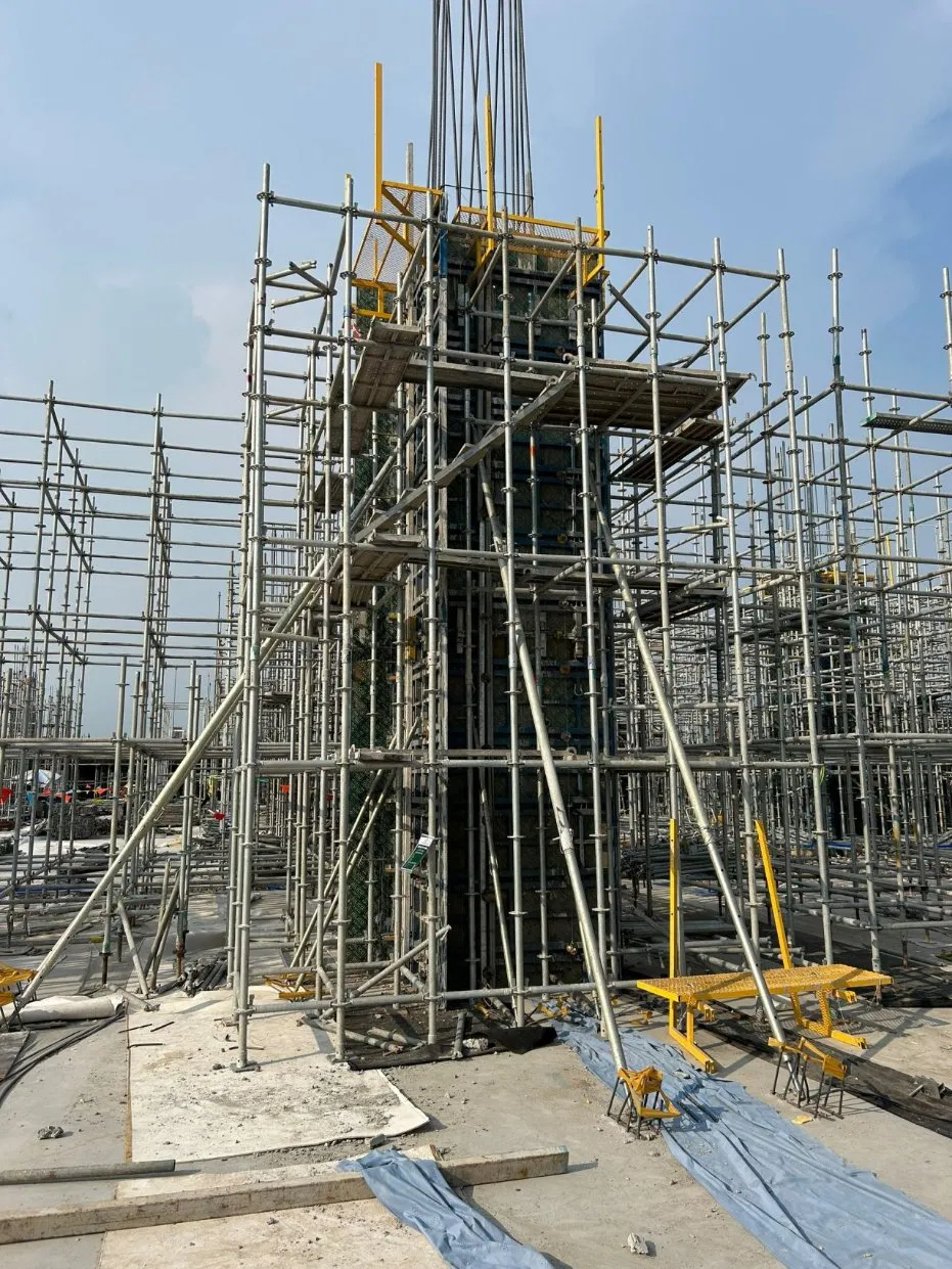 Shuttering Wall Formwork Adjustable Concrete Column Steel Pillar Mould