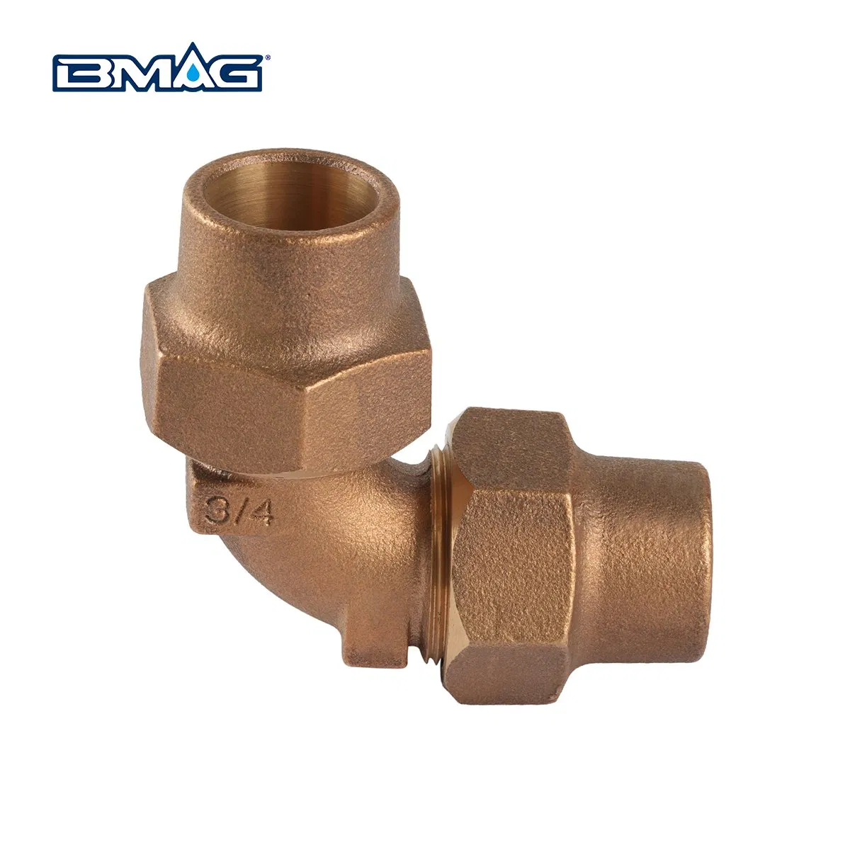 Bmag Factory Direct Brass Valves and Elbow Pipe Fitting