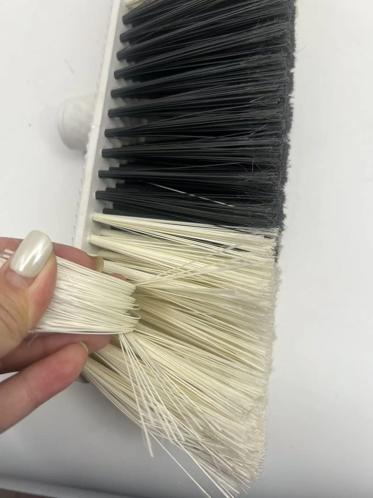 Compact Pet Plastic Broom Bristle for Small Areas and Corners