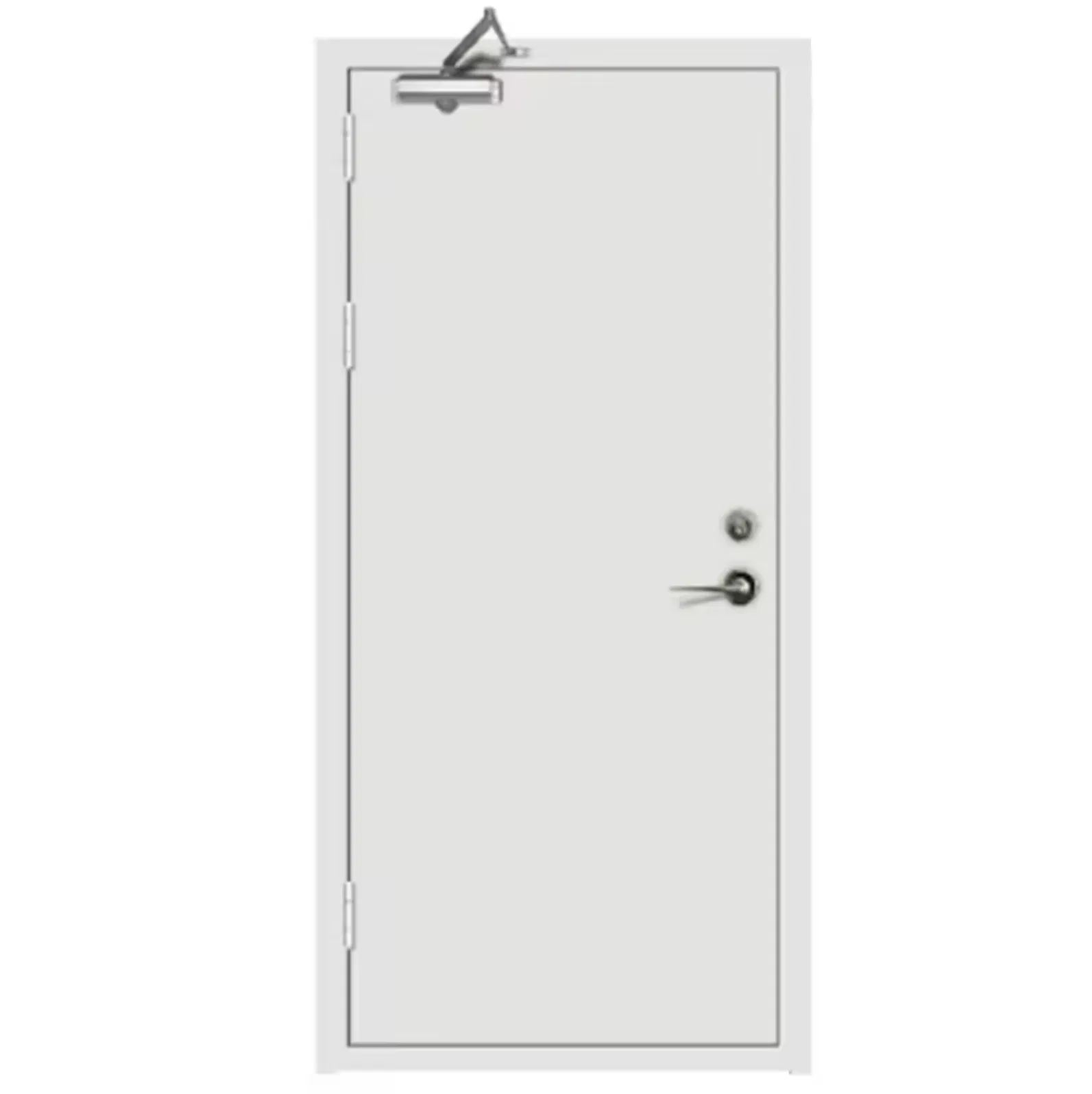 Emergency Modern Stainless Steel Swing Style Security Door with 20-180 Minute Fire Resistance for Hotels and Fire Exits