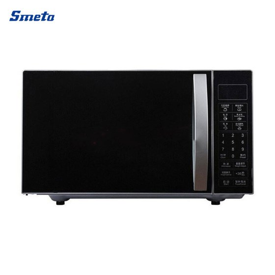 Smeta 110V 20L 700W Black Glass Turntable Digital Control Microwave Oven