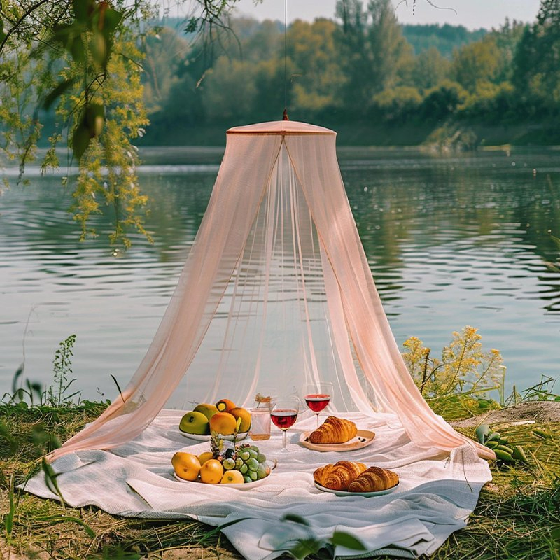 Mosquito Netting for Extra Large Bed Covers Single to California King Size Mosquito Bed Canopy