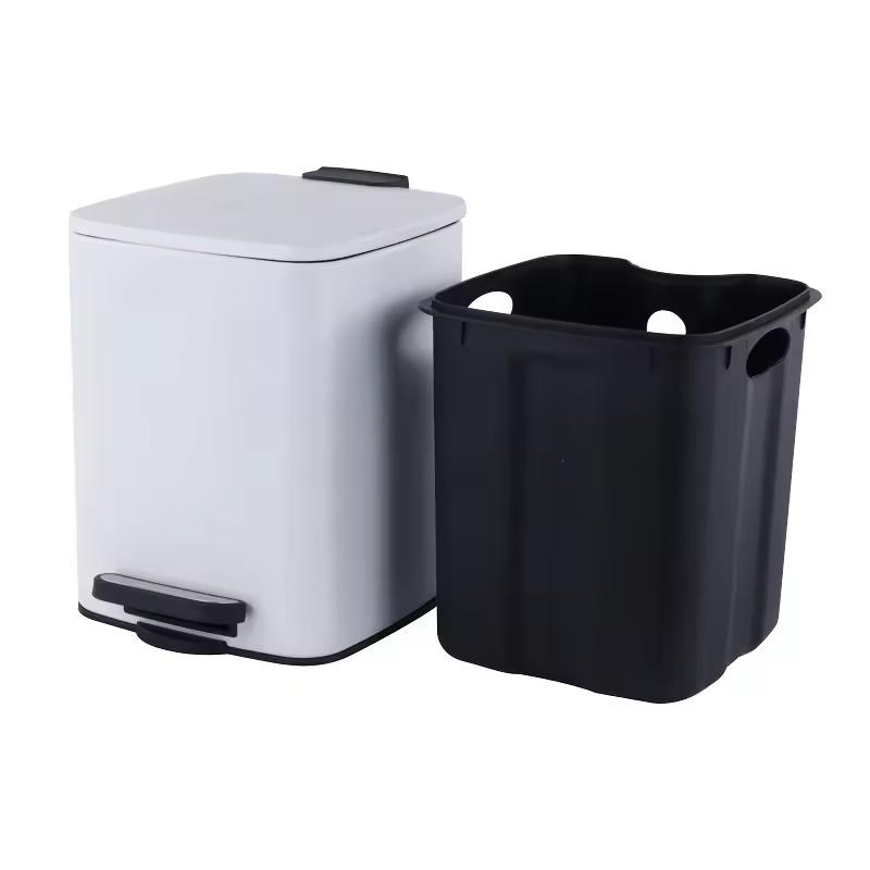 Мусорное ведро 6л/8л нержавеющая сталь с педалью