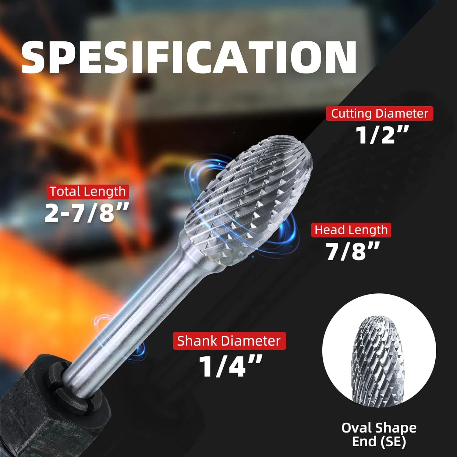 Твердосплавная фреза для гравёра и УШМ