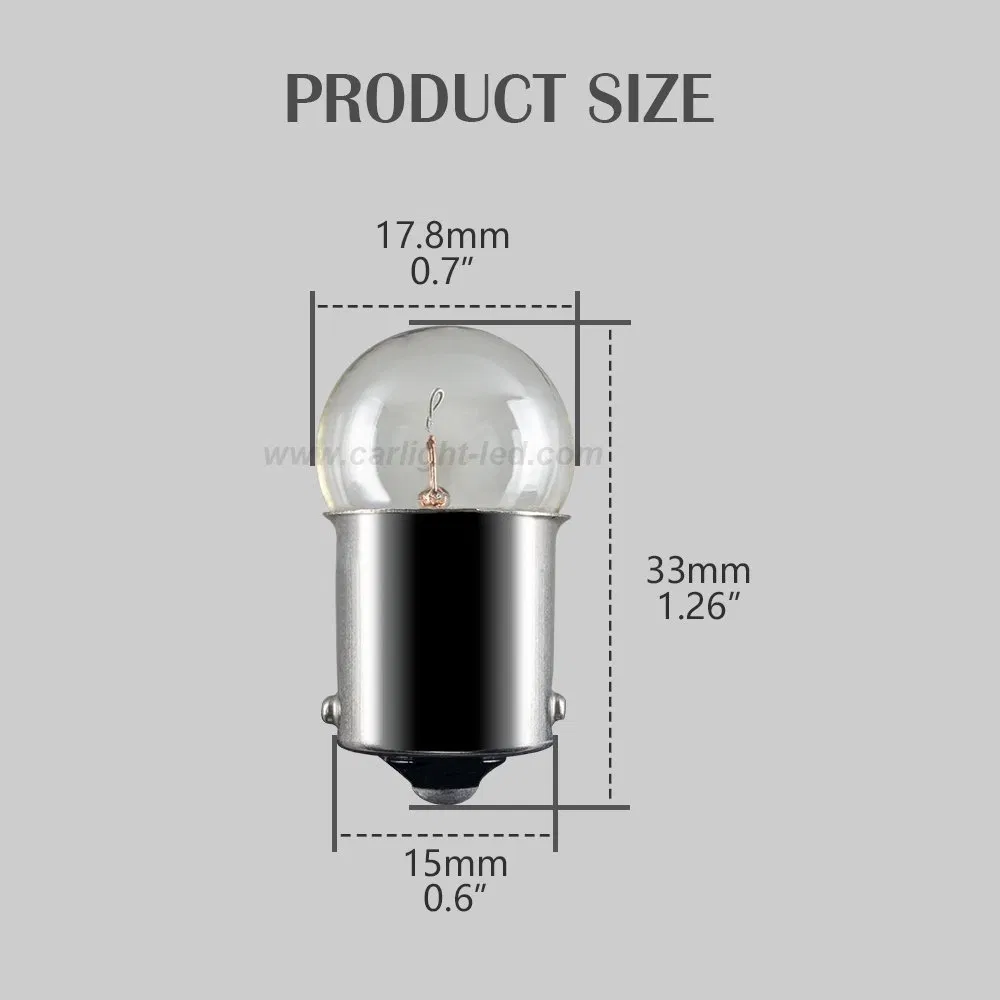 Лампа заднего хода Ba15s S25 R10W 12/24V