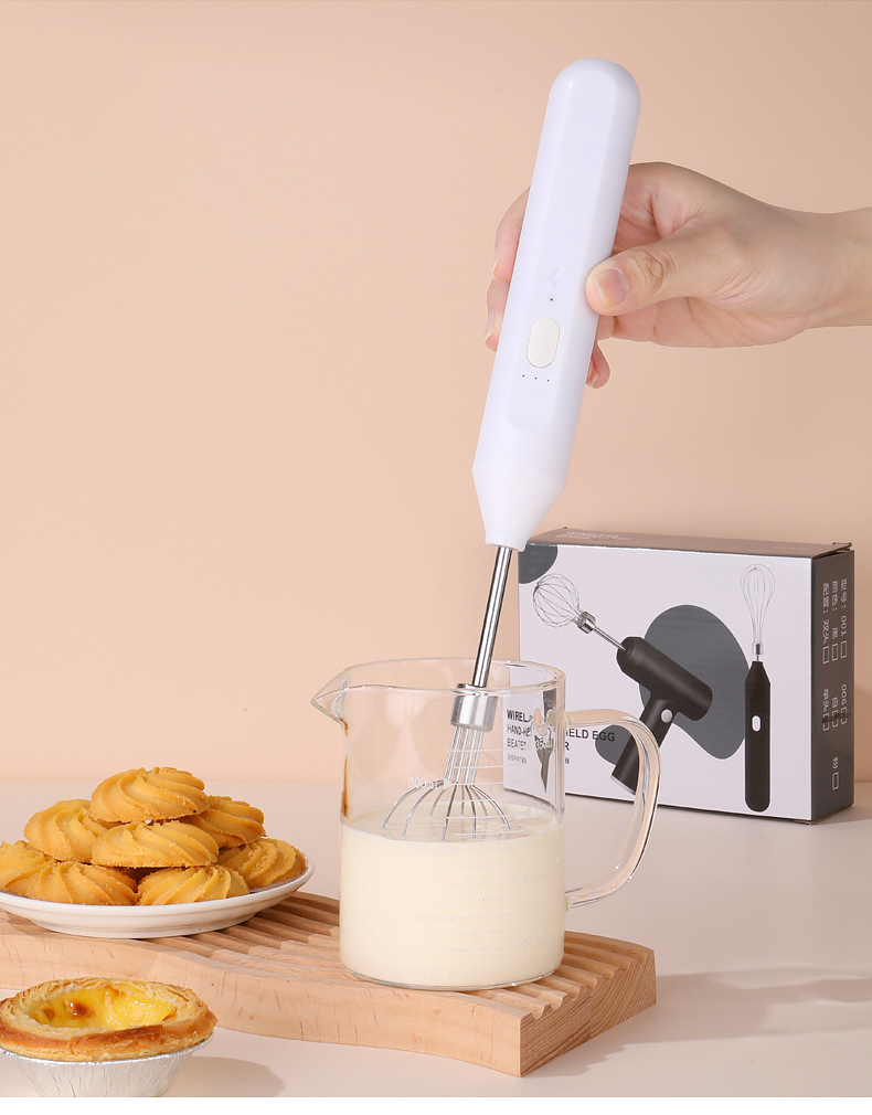 2025 Hot Sale Plastic Battery Operated Automatic Foamer Blender Electric Milk Frother for Coffee & Tea Tools