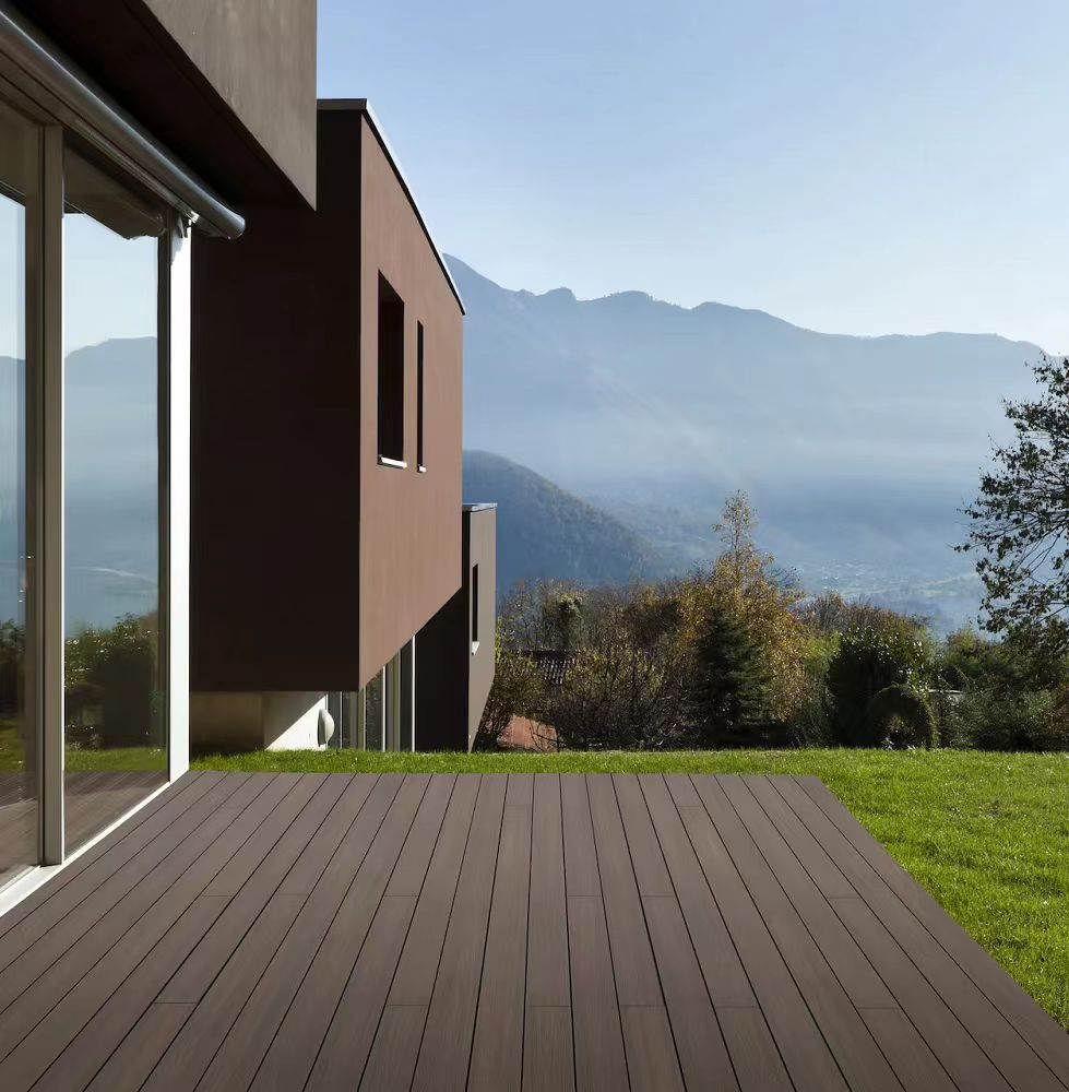 Weather Resistant Full Capped Wooden Composite WPC Decking