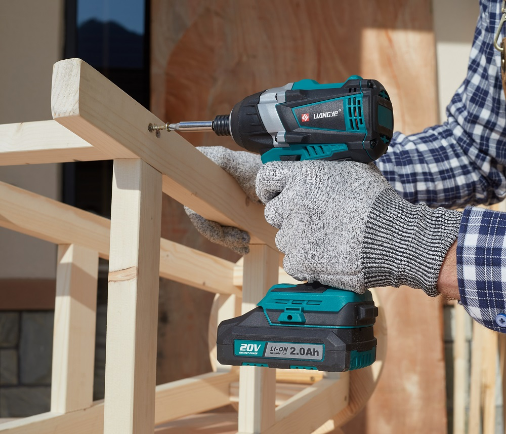 Liangye Power Tool 18V Cordless Impact Driver and Hammer Drill Set