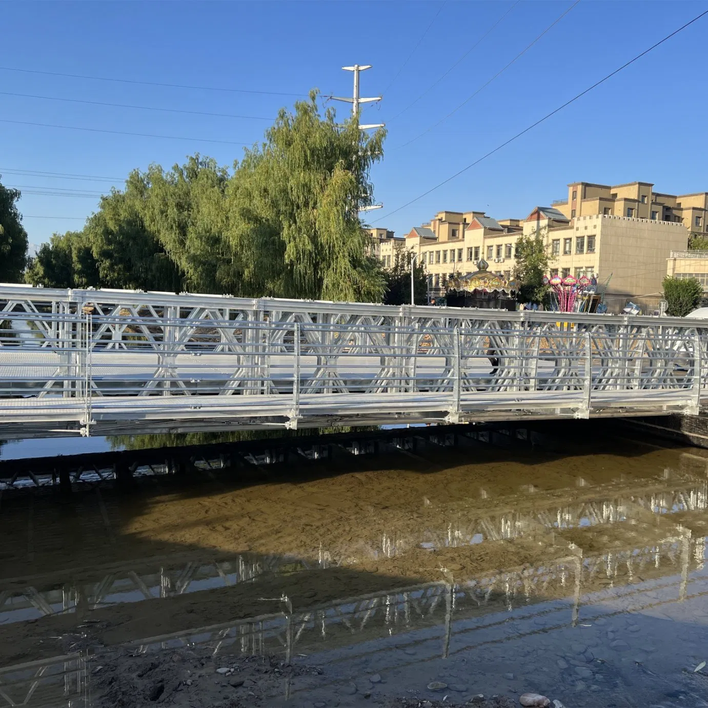 Bailey Truss Prefabricated Temporary Steel Bridge Portable Bridges