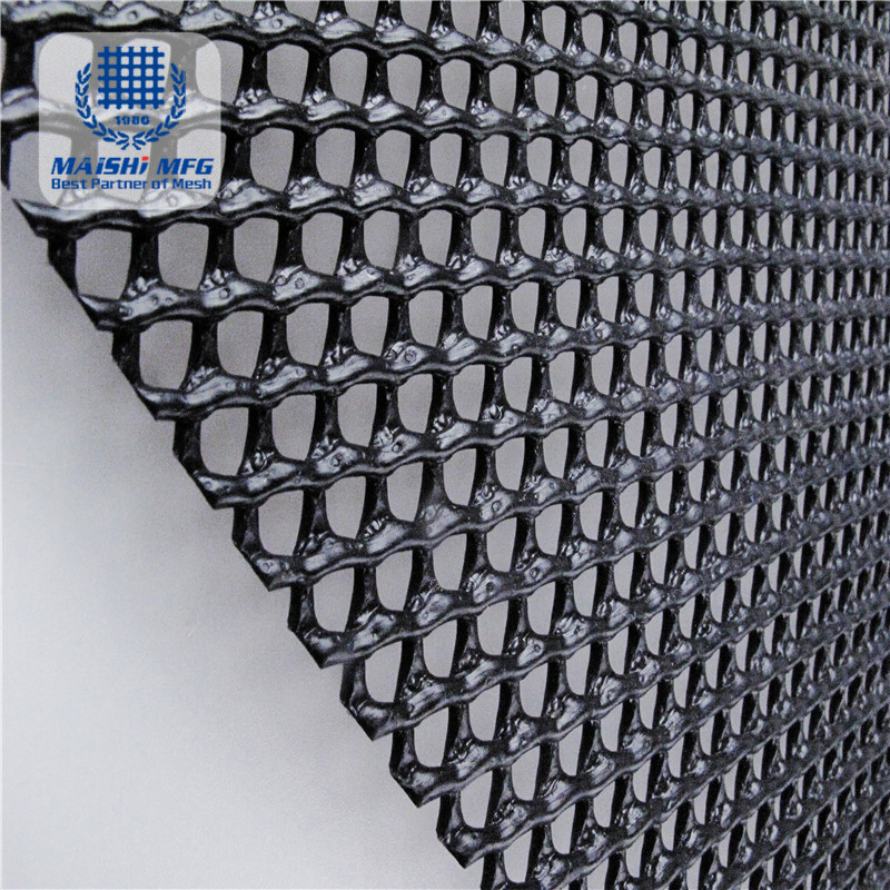 Extruded Rock Shield Pipeline Protection Net Diamond Hole Hexagonal Hole
