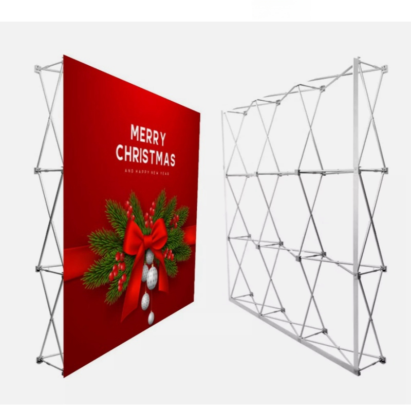 Portable Exhibit Event Booth Pop up Backdrop Banner Display Stand