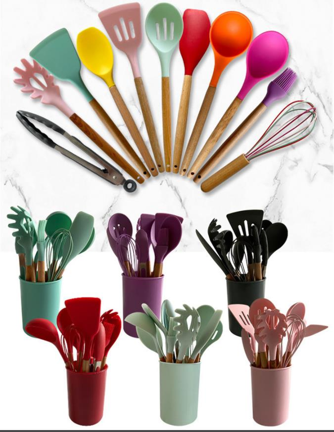 Cooking Utensils Set Kitchen Spatula Spoon Utensils Set
