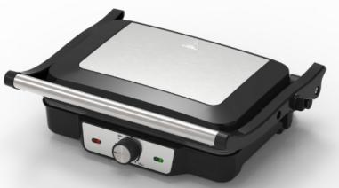 2200W Smokeless Non Stick Electric Health Press Handle BBQ Steak Contact Grill Toaster