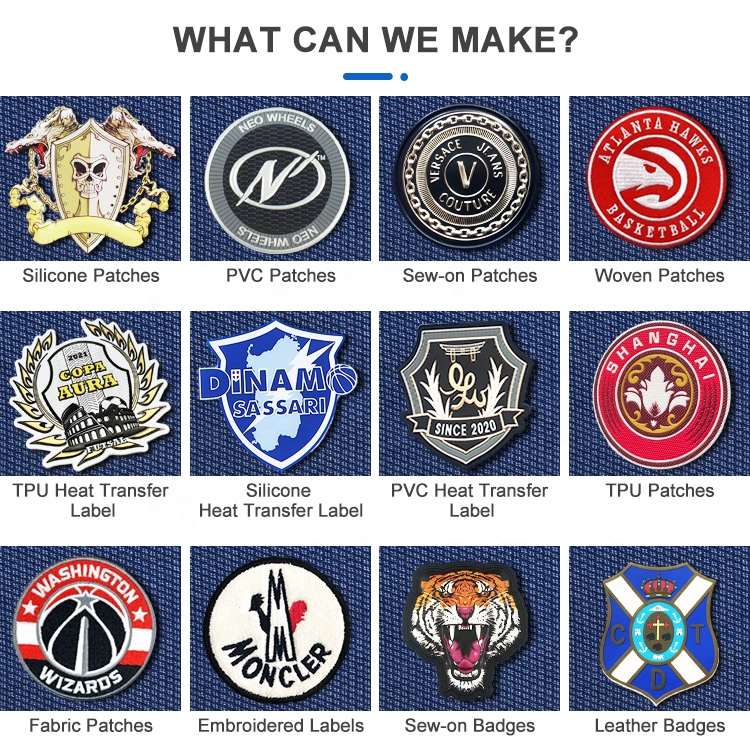 Нашивки ТПУ 3D с логотипом для одежды и аксессуаров