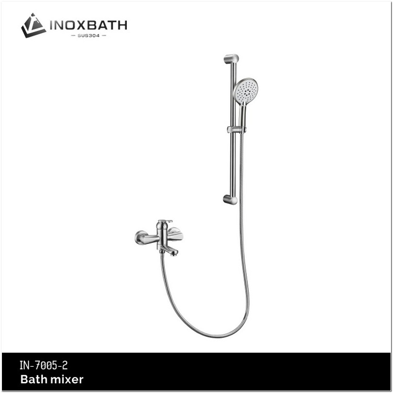 Wall Mount Bathtub Faucet Stainless Steel Commercial Grade Watermark