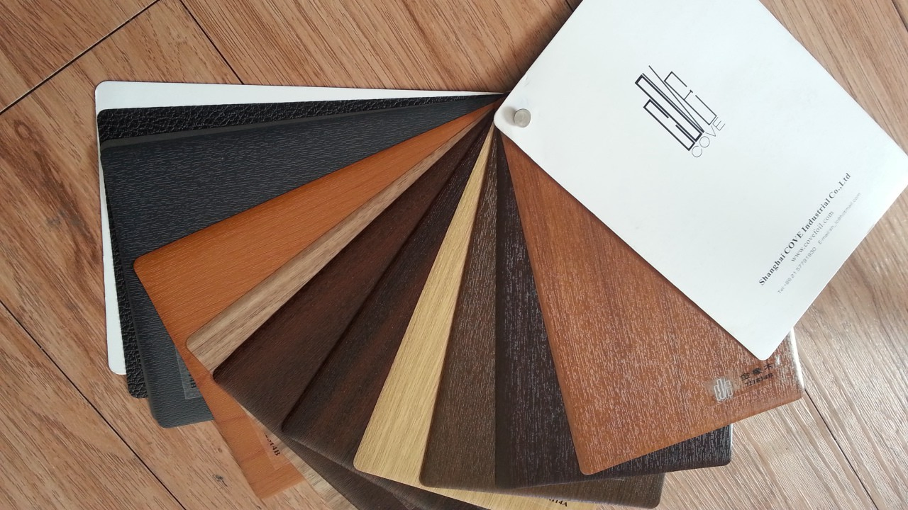 Wooden Grain Exterior Use Anti-UV PVC/Lamination/Cold Laminating /Plastic/Window Film/Foil for Window & Door Profiles/WPC Wall Panel