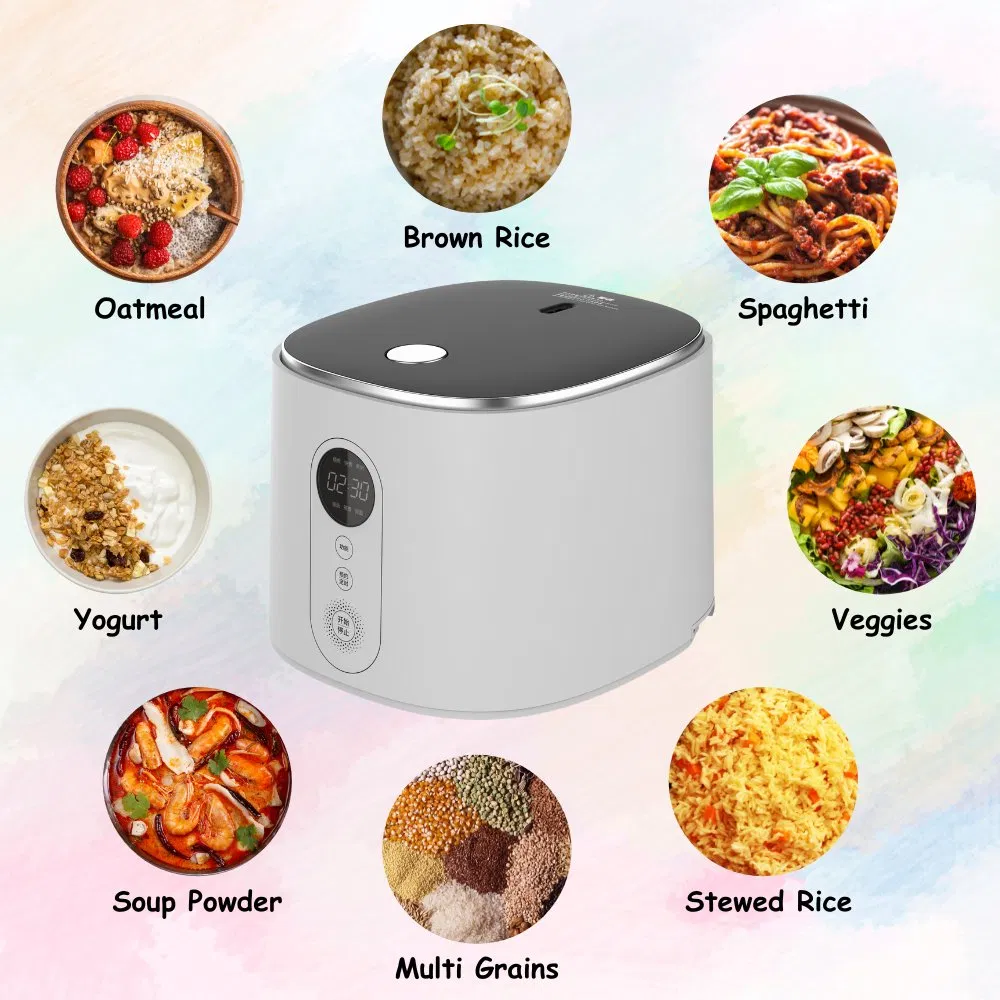 Smart 3.0L Rice Cooker with Touch-Screen, Nonstick Inner Pot