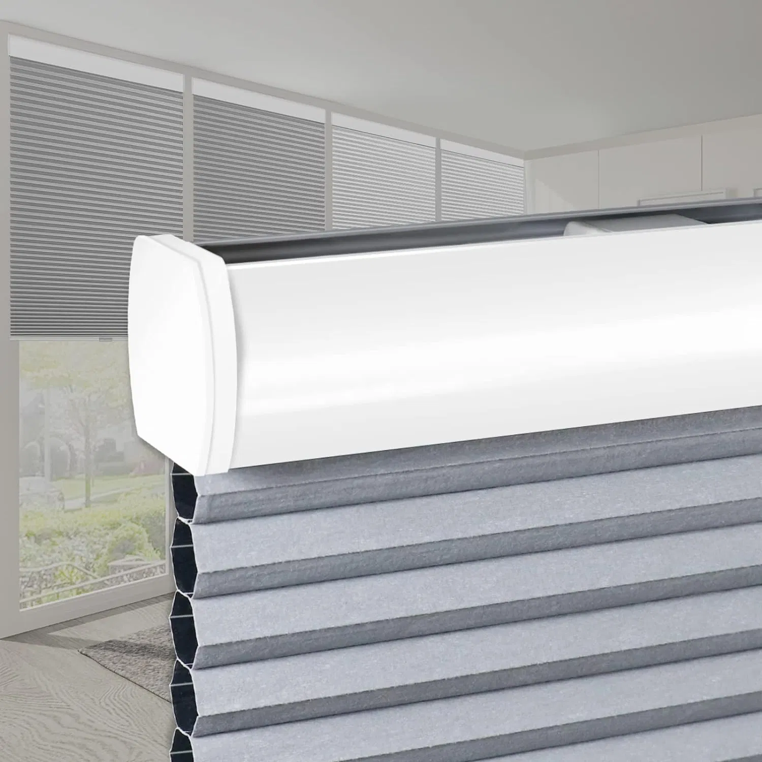 Top Down Bottom up Cordless Cellular Shades Blackout Light Blocking Honeycomb Shades