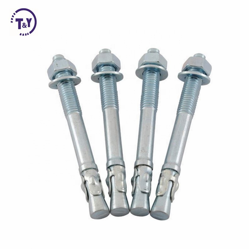 20mm Diameter Stainless Steel ANSI Galvanized Wedge Anchor Bolts