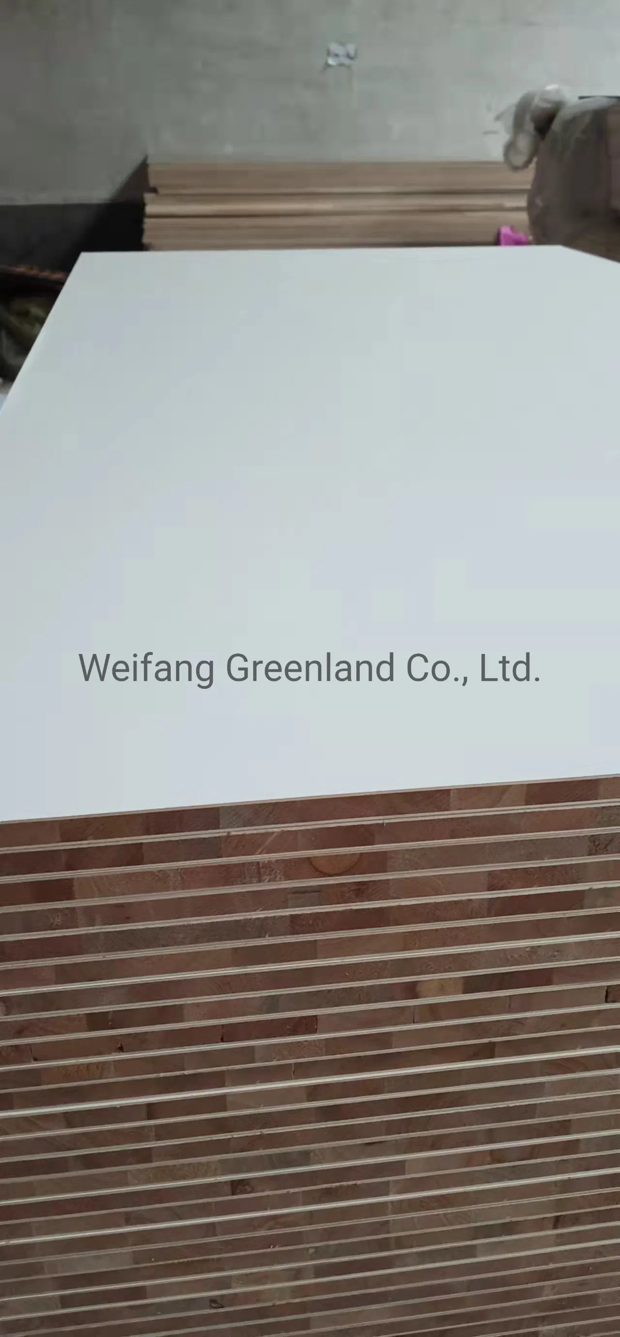 18mm Falcata Core Laminated Block Board Furniture Usage