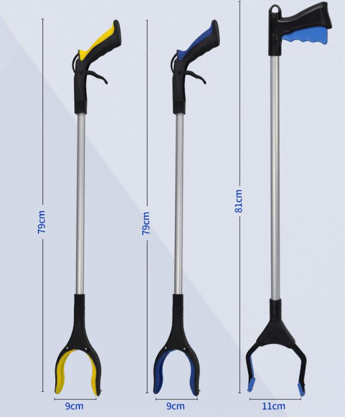 Easy Clamp Picking Tool Litter Pick up Aluminum Rubbish Grabber Reacher Tool