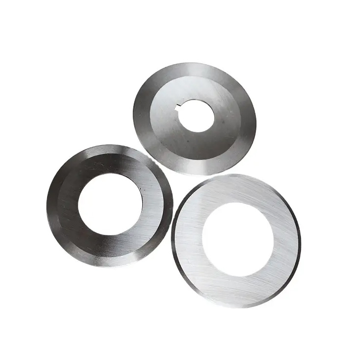 OEM ODM Multiple Specifications Tungsten Steel Round Knife Carbide Insert Cutting Blades Circular Slitting Knives of Paper Rubber Machine Tools Accessories