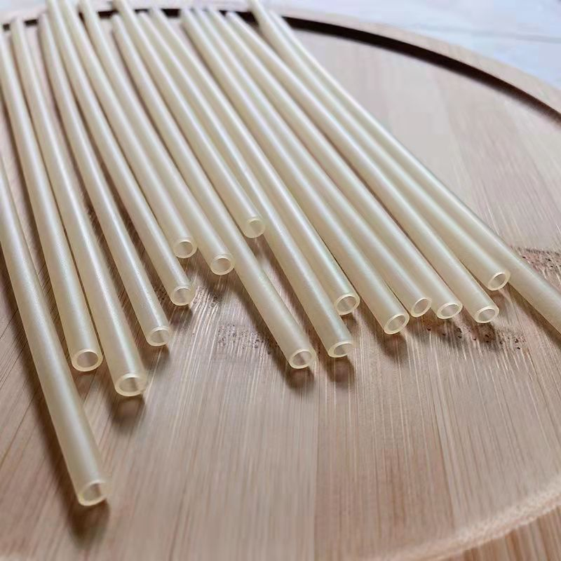 Natural Biodegradable Edible Rice Drinking Straws Mix Color Straws Eco-Friendly New Rice Straw
