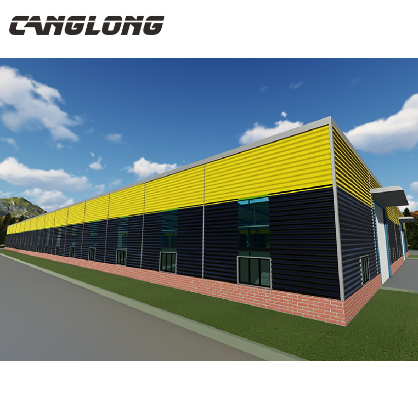 Pre-Engineered High Quality Steel Prefab Warehouse Export