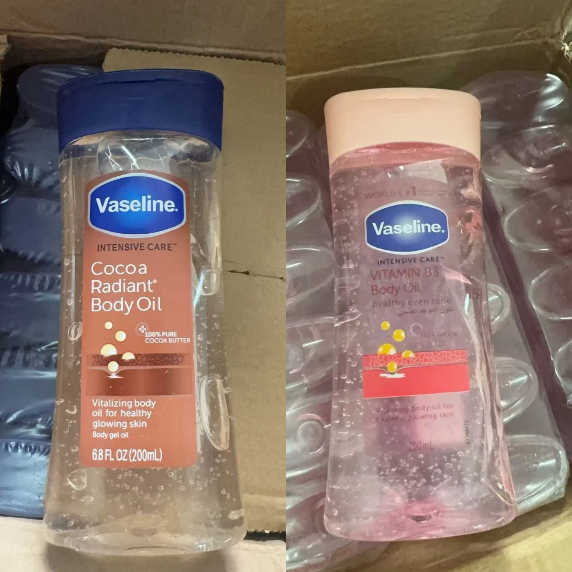 Stock 200ml Body Gel Oil Cocoa Rose Moisturizing Vaseline Oil