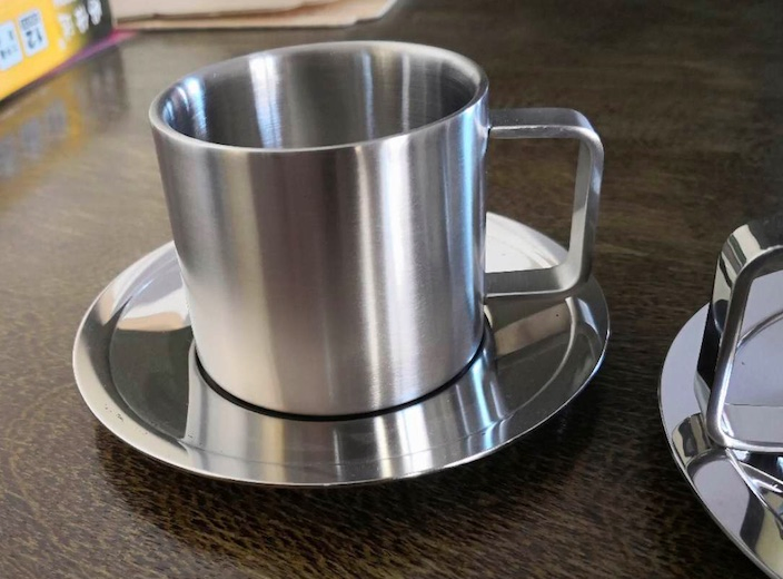Набор кофейных кружек из нержавеющей стали 304