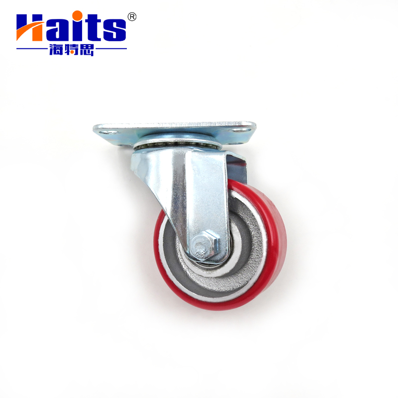 Furniture Components Swivel PU Industrial Caster Wheel From China