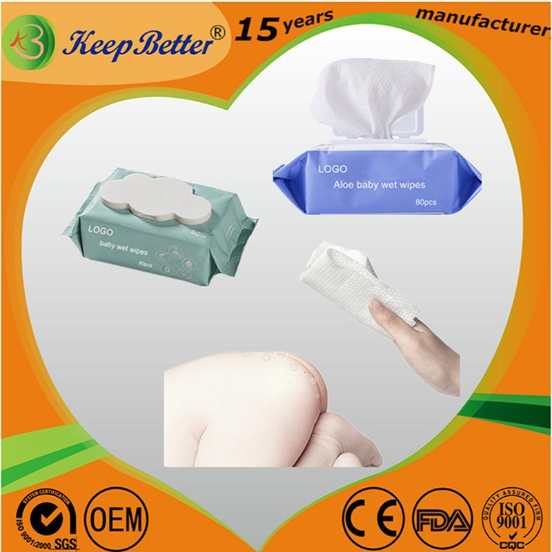 OEM Disposalbe Biodegradable Bamboo Baby Adult Wet Floor Cleaning Wipe Towel Dispenser Washcloth Wipe for Adults Elderly with Incontinence