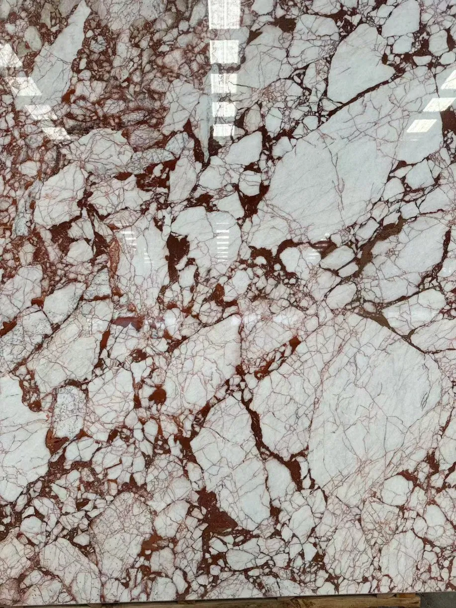 Natural Stone Marble Import Marble Calacatta Red for Wall Cladding Floor Tiles